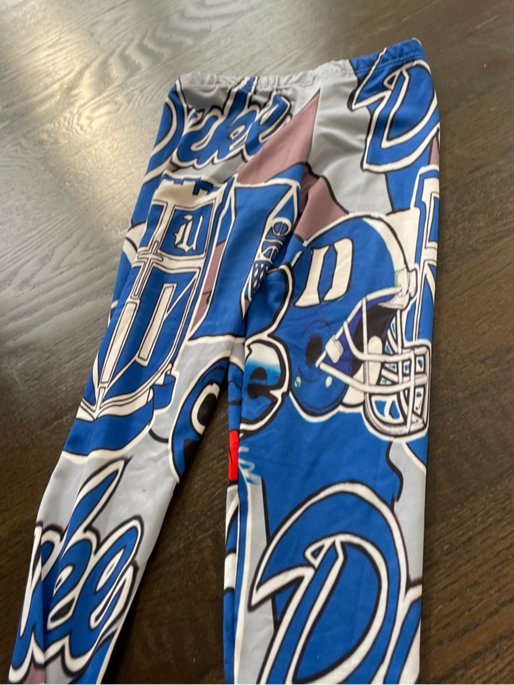 Blue and Gray Duke University Graphic Leggings - Picture 3 of 3